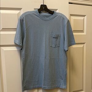 Patagonia Men's Sky Blue Short Sleeve Pocket Tee